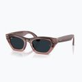 Glasses with a camera Ray-Ban Meta Zena milky pink blush/trs grey 7