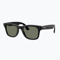 Glasses with a camera Ray-Ban Meta Wayfarer shiny black/g15 green polar