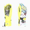 Level Junior ski gloves yellow