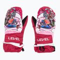 Level Animal children's ski gloves pk bordeaux 2