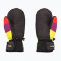 Level Vertigo Mitt Teen pk rainbow children's ski glove 2