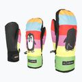 Level Vertigo Mitt Teen pk rainbow children's ski glove 7