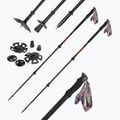 Fizan Elbrus trekking poles black-red S20 7507 5