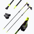 Fizan Revolution yellow Nordic walking poles S20 7531 7