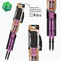 Fizan Compact MS magenta trekking poles 3