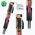 Fizan Compact pink trekking poles 3