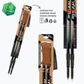 Fizan Tierra beige/water green trekking poles 3