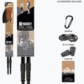 Fizan Tierra beige/water green trekking poles 4