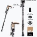 Nordic walking stick Fizan Classic Micro grey 3