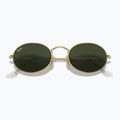 Sunglasses Ray-Ban Oval arista gold/green g-15 3