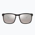 Sunglasses Ray-Ban Rb4264 Polarized+ Lenses matte black/silver polarized+ 2