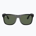 Children's sunglasses Ray-Ban Justin black/dark green 2