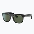 Children's sunglasses Ray-Ban Justin black/dark green 4