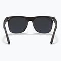 Children's sunglasses Ray-Ban Justin matt rubber black/blue mirror 4