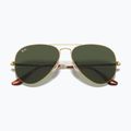 Sunglasses Ray-Ban Aviator Metal II gold arista/green g-15 3