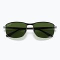 Sunglasses Ray-Ban Rb3671 Polarized+ Lenses black silver/dark green polarized+ 3