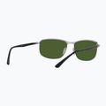 Sunglasses Ray-Ban Rb3671 Polarized+ Lenses black silver/dark green polarized+ 6