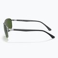 Sunglasses Ray-Ban Rb3671 Polarized+ Lenses black silver/dark green polarized+ 7
