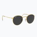 Sunglasses Ray-Ban Round Metal gold/black polarized