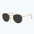 Sunglasses Ray-Ban Round Metal gold/black polarized 4