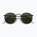 Sunglasses Ray-Ban Round Metal black/green g-15 3