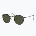 Sunglasses Ray-Ban Round Metal black/green g-15 4