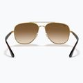 Sunglasses Ray-Ban RB3683 arista gold/brown 5