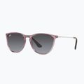 Children's sunglasses Ray-Ban Erika transparent violet/grey gradient 4