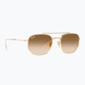Sunglasses Ray-Ban RB3707 Polarized+ Lenses arista gold/brown