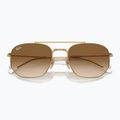 Sunglasses Ray-Ban RB3707 Polarized+ Lenses arista gold/brown 3