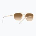 Sunglasses Ray-Ban RB3707 Polarized+ Lenses arista gold/brown 6