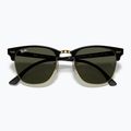Sunglasses Ray-Ban Clubmaster Classic black/gold/green g-15 3