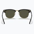 Sunglasses Ray-Ban Clubmaster Classic black/gold/green g-15 5