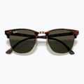 Sunglasses Ray-Ban Clubmaster Classic tortoiseshell/gold/green g-15 3