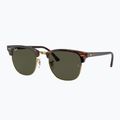 Sunglasses Ray-Ban Clubmaster Classic tortoiseshell/gold/green g-15 4