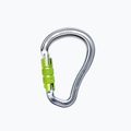 Climbing Technology Axis Big Tg carabiner L3860006 silver-green 2C38600XPE 2
