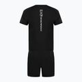 EA7 Emporio Armani Ventus7 Travel black T-shirt + shorts set 2
