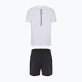 EA7 Emporio Armani Ventus7 Travel white/black T-shirt + shorts set 2