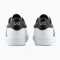 EA7 Emporio Armani Classic Logo shoes white/ black/ gold 10