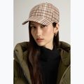 Women's baseball cap Woolrich Check Baseball Cap beige check 4