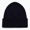 Men's winter hat Woolrich Legacy Patch Beanie melton blue 2
