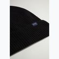 Men's winter hat Woolrich Knitted Ribbed Beanie black 3