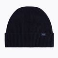Men's winter hat Woolrich Knitted Ribbed Beanie melton blue