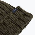 Women's winter hat Woolrich Chunky Beanie dark green 3