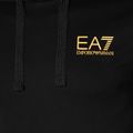 Men's EA7 Emporio Armani Train Logo Series Hoodie Extended Logo Coft black/gold logo sweatshirt 7