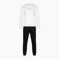 Men's EA7 Emporio Armani Train Core ID Hoodie Coft white/black tracksuit