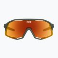 Koo Demos green matt/orange mirror sunglasses 2