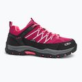 CMP junior boots Rigel Low Wp berry / pink fluo 2