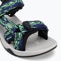 CMP Hamal children's sandals b.blue/verde fluo 7