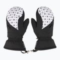 Women's Level Mummies Mitt black/white ski glove 2